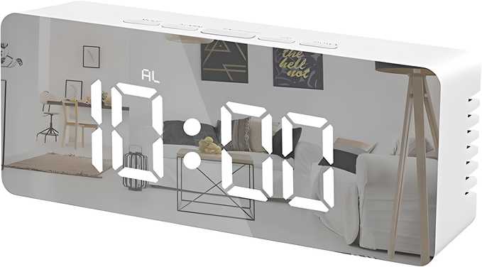 Digital Alarm Clock LED Display Clock