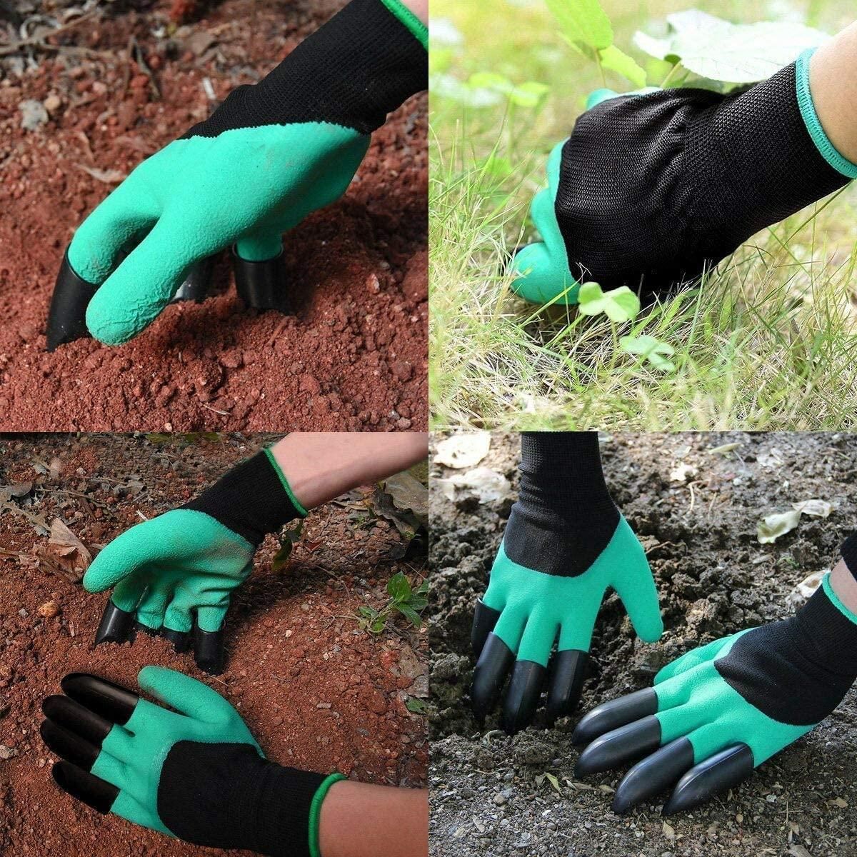 Waterproof Gardening Gloves With 5 Free Claws