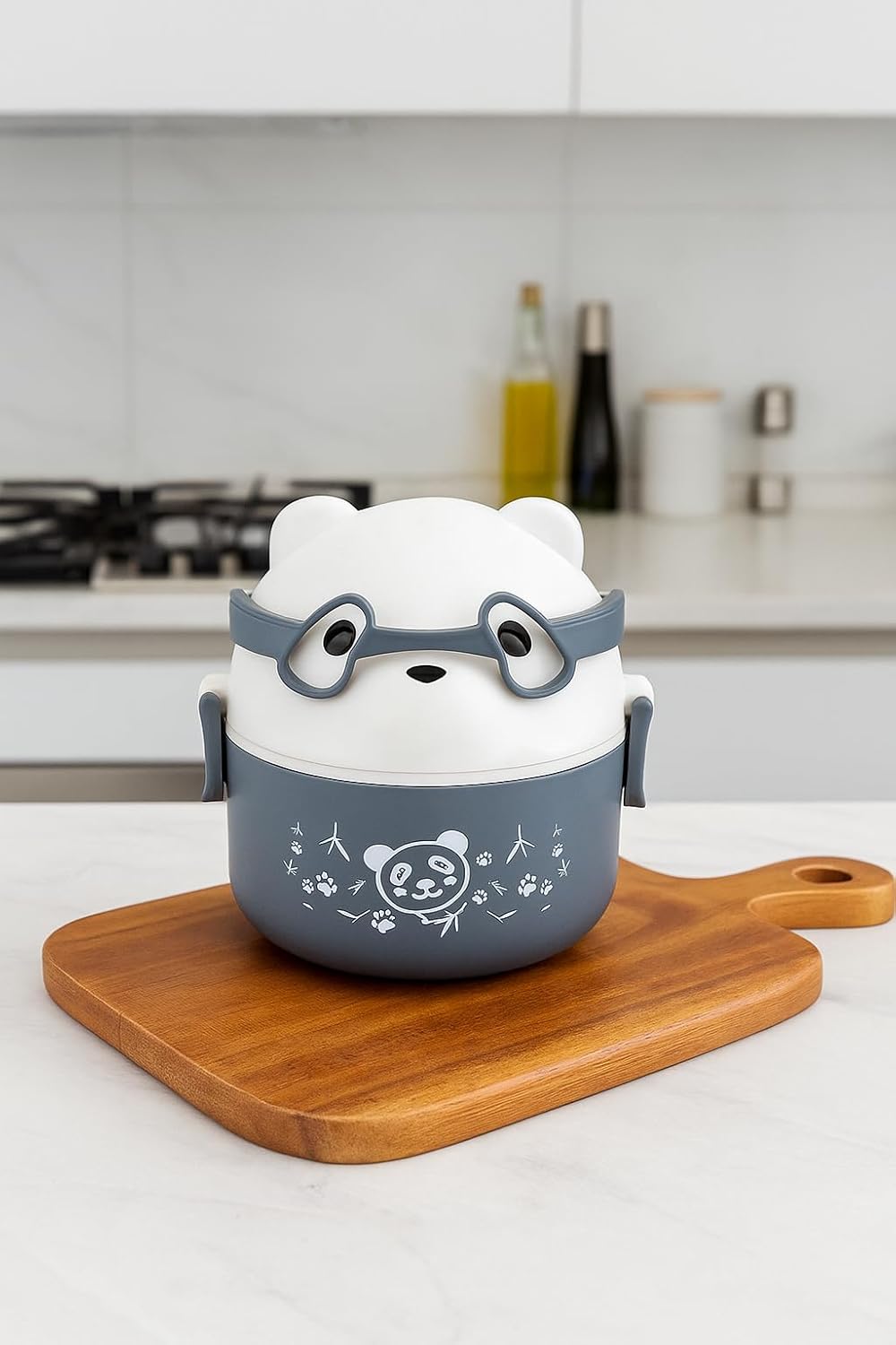 Cute Teddy Cartoon Tiffin Box