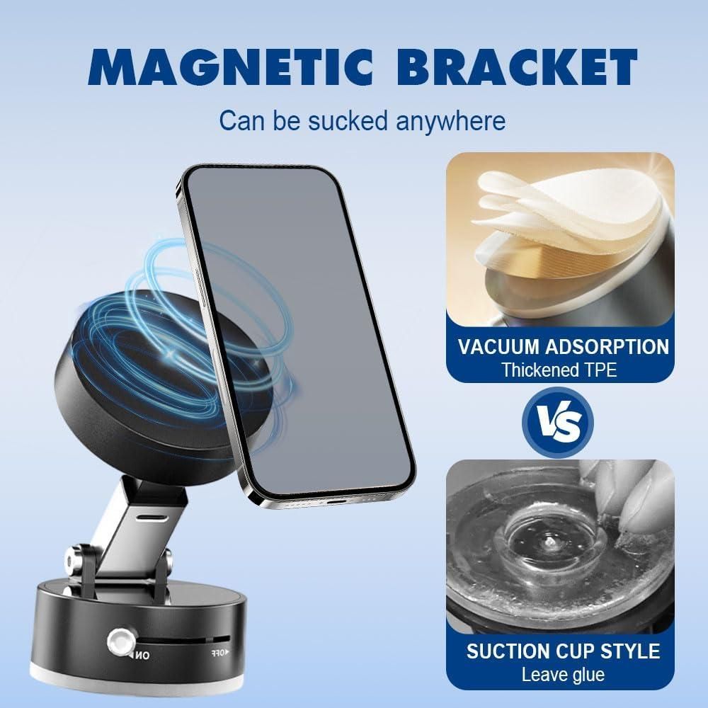 MyBasket™ Vacuum Magnetic Suction Phone Holder