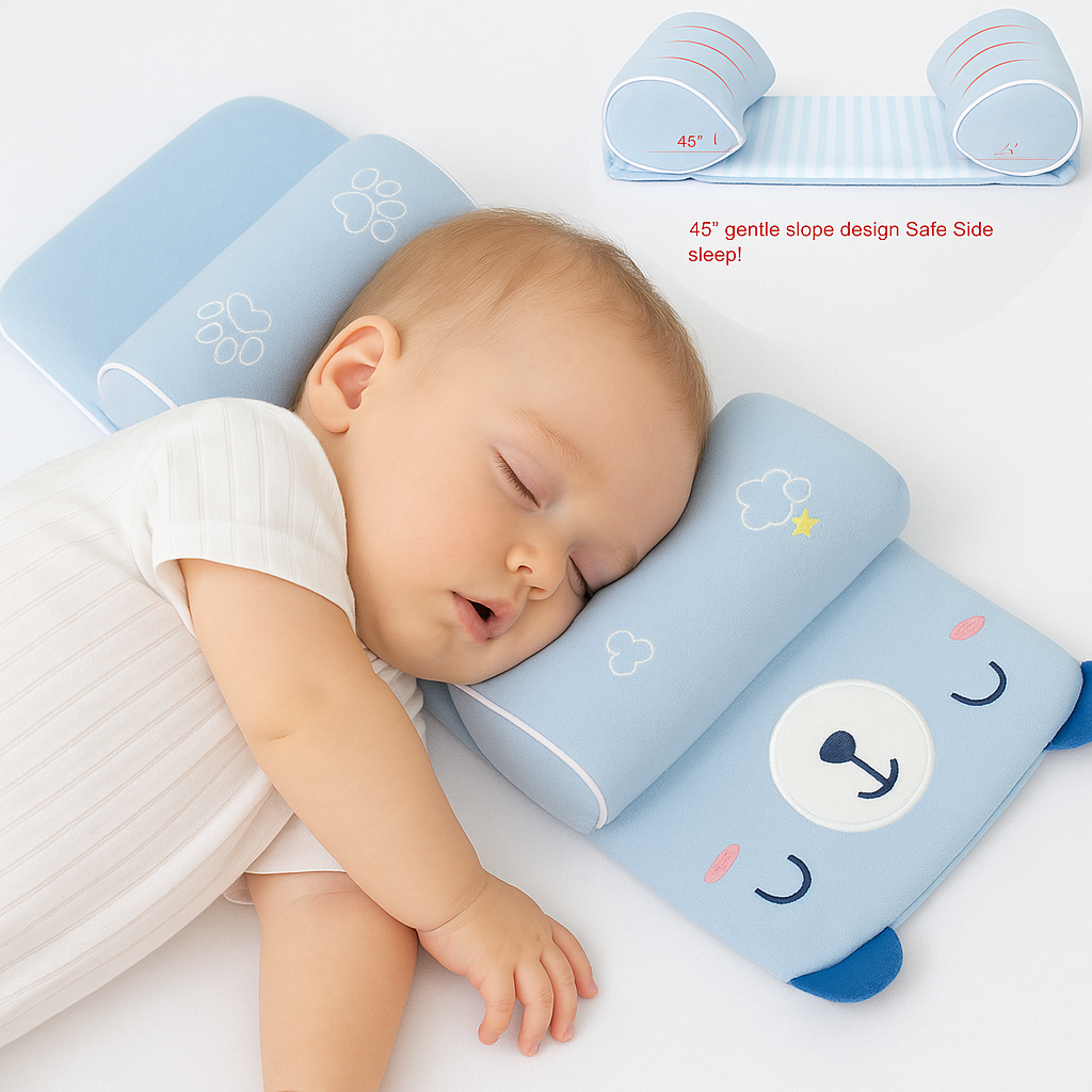 Baby Shaping Head Support Pillow - Assorted Colour