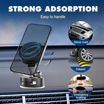 MyBasket™ Vacuum Magnetic Suction Phone Holder