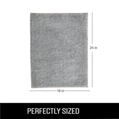 Microfiber Anti-Skid Floor Mat (Pack of 1, Grey)