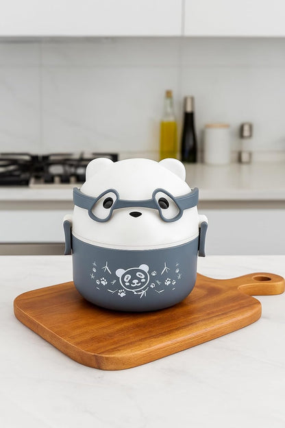 Cute Teddy Cartoon Tiffin Box