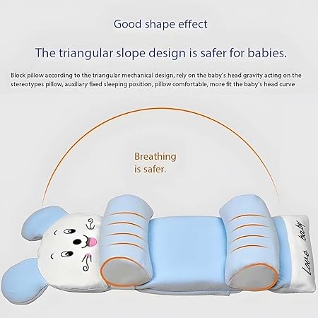 Baby Shaping Head Support Pillow - Assorted Colour