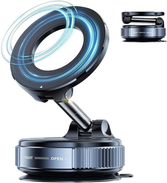 2025 Newest 360° Adjustable Vacuum Magnetic Suction Cup Phone Holder Mount