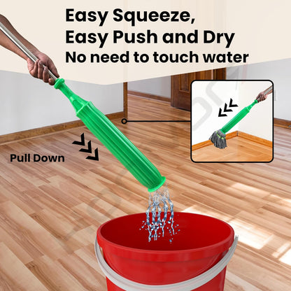 MyBasket™ 2 in 1 Dehydrated Floor Cleaning Mop - Self-twisting Water Rotating