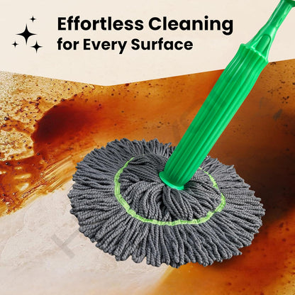 MyBasket™ 2 in 1 Dehydrated Floor Cleaning Mop - Self-twisting Water Rotating
