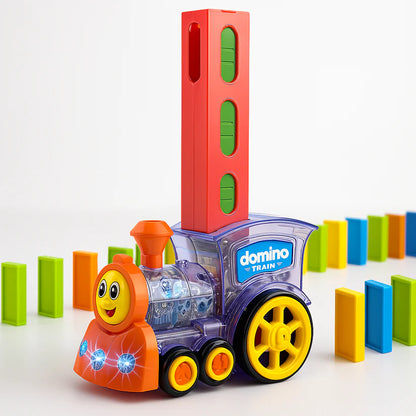 Domino Dash Train: Kids Educational Toy with Light & Sound