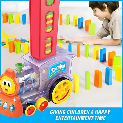Domino Dash Train: Kids Educational Toy with Light & Sound